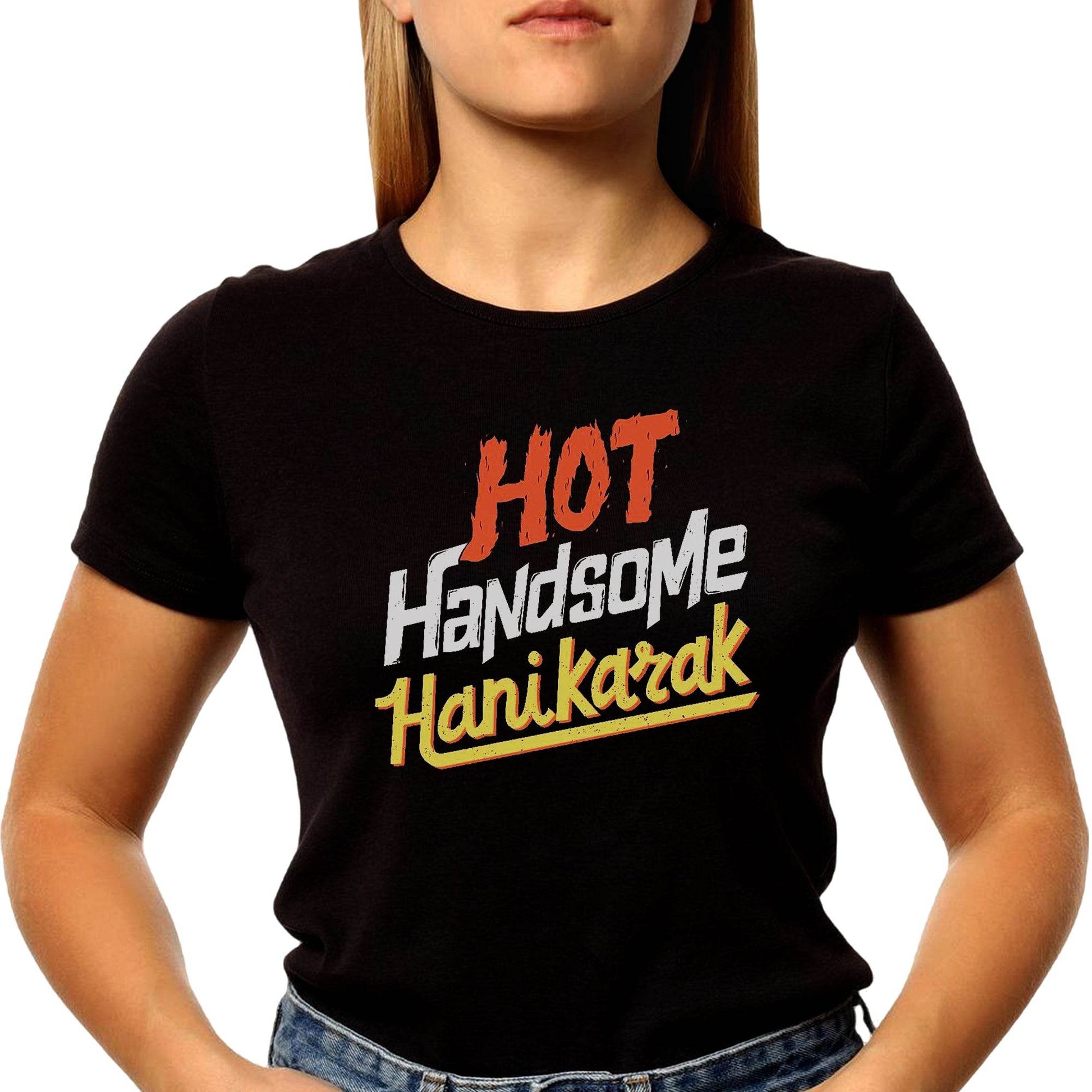 HOT Handsome Hanikarak - Unisex Round Neck Regular Fit 100% Combed Cotton Half Sleeve T-Shirt - Mojilo Mart