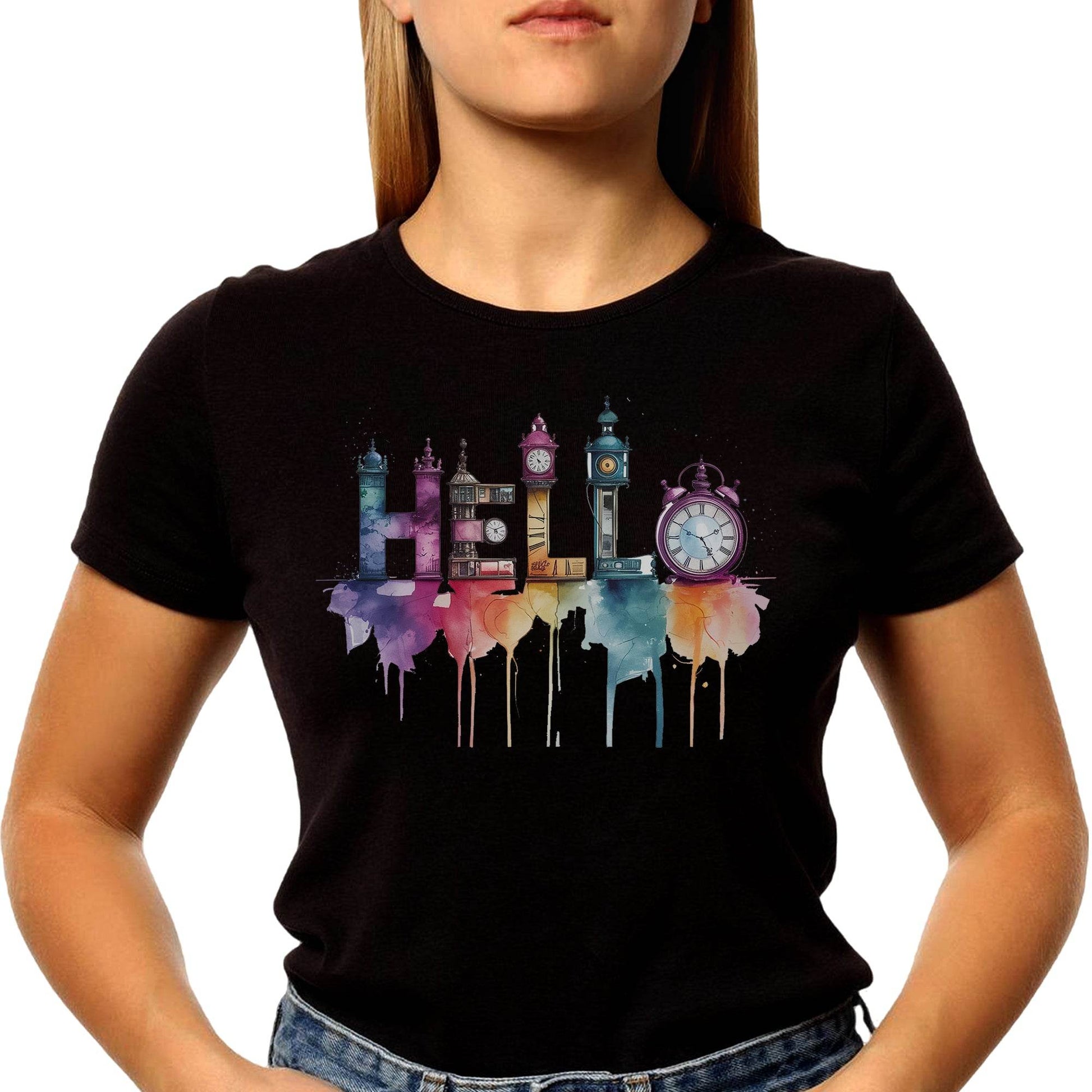 Hello Colorful - Unisex Round Neck Regular Fit 100% Combed Cotton Half Sleeve T-Shirt - Mojilo Mart