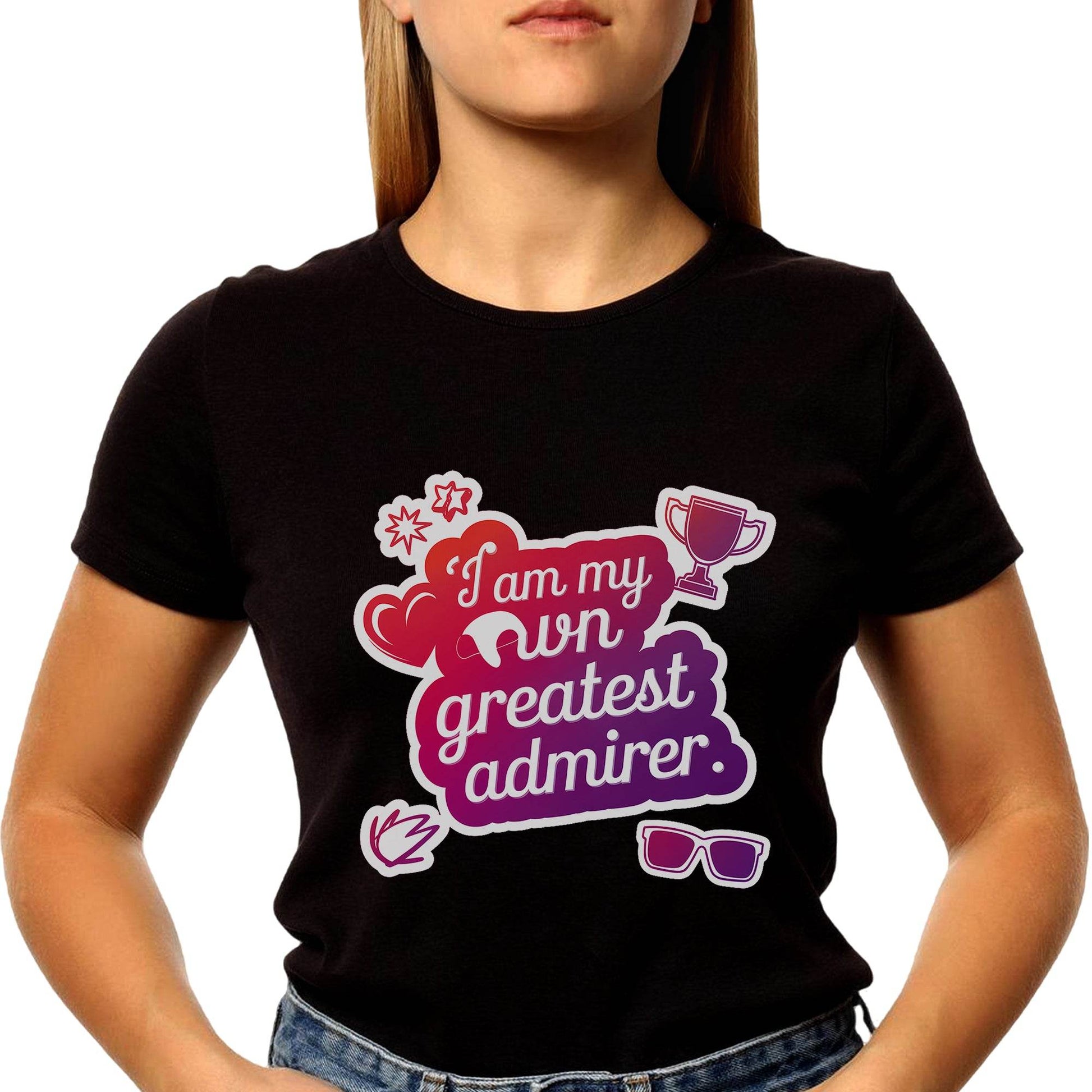 I Am My Greatest Admirer - Unisex Round Neck Regular Fit 100% Combed Cotton Half Sleeve T-Shirt (Copy) - Mojilo Mart