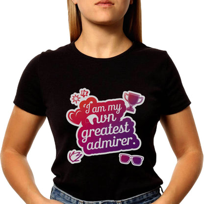 I Am My Greatest Admirer - Unisex Round Neck Regular Fit 100% Combed Cotton Half Sleeve T-Shirt (Copy) - Mojilo Mart
