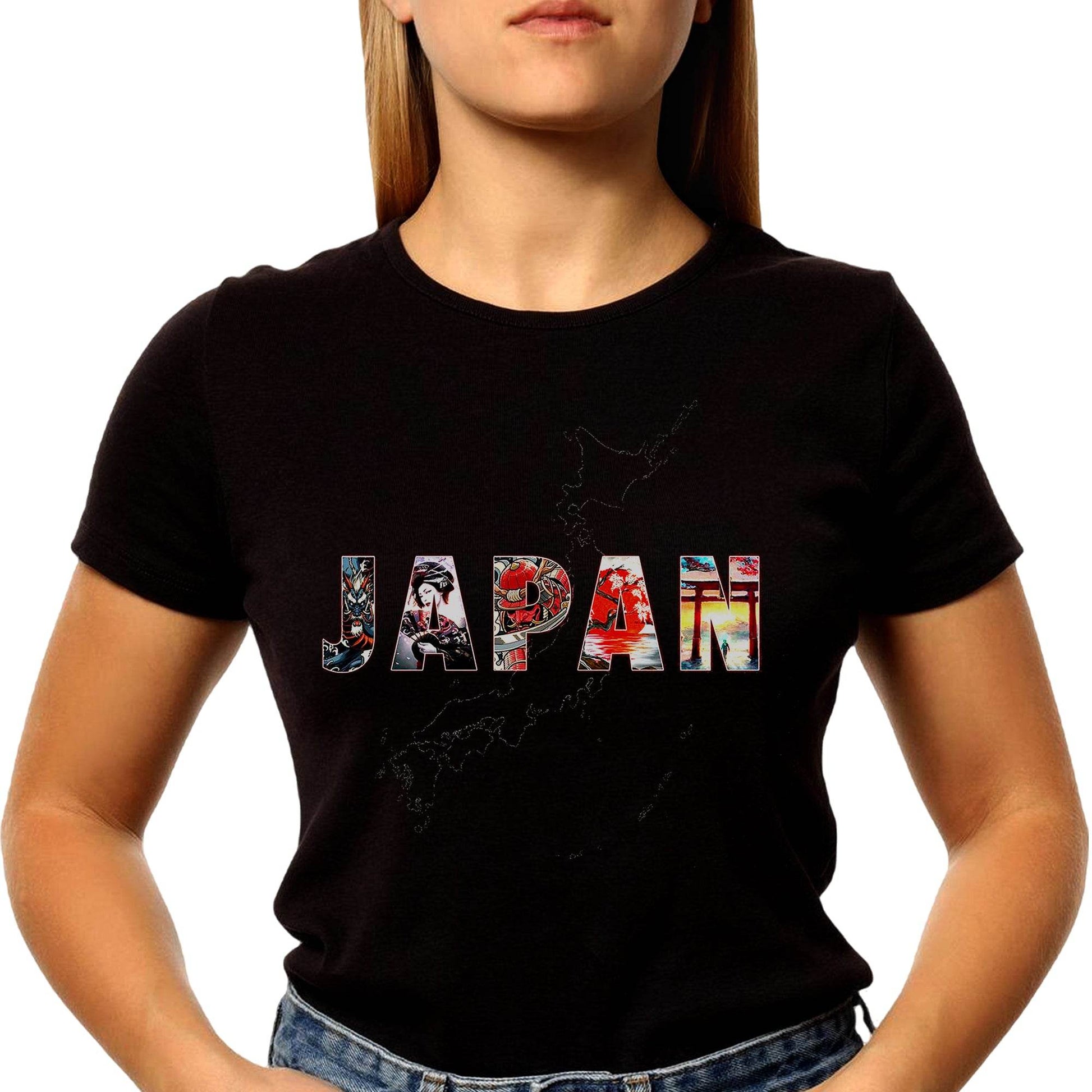 JAPAN Print - Unisex Round Neck Regular Fit 100% Combed Cotton Half Sleeve T-Shirt - Mojilo Mart