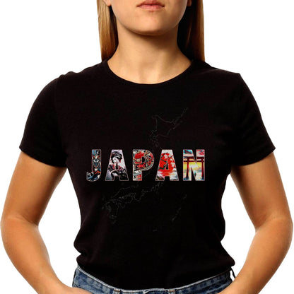 JAPAN Print - Unisex Round Neck Regular Fit 100% Combed Cotton Half Sleeve T-Shirt - Mojilo Mart
