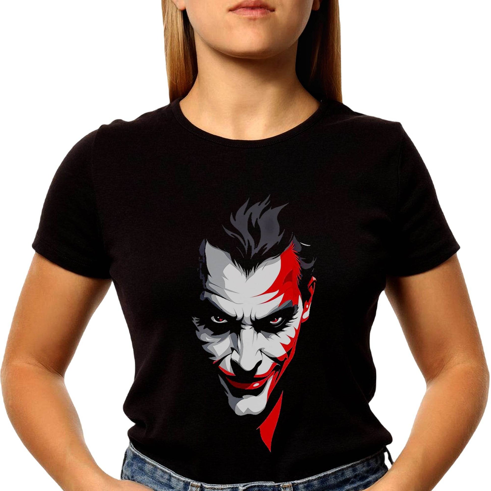 Joker Batman - The Dark Knight - Unisex Round Neck Regular Fit 100% Combed Cotton Half Sleeve T-Shirt - Mojilo Mart