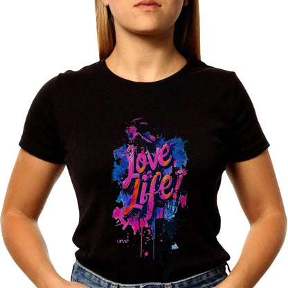 LOVE LIFE - Unisex Round Neck Regular Fit 100% Combed Cotton Half Sleeve T-Shirt - Mojilo Mart