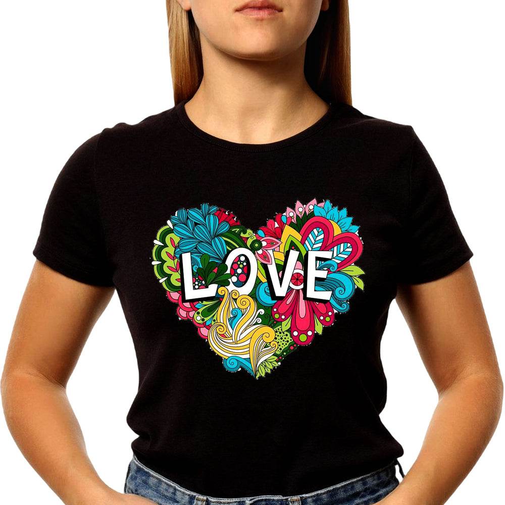 Love Matching Couple - Unisex Round Neck Regular Fit 100% Combed Cotton Half Sleeve T-Shirt - Mojilo Mart