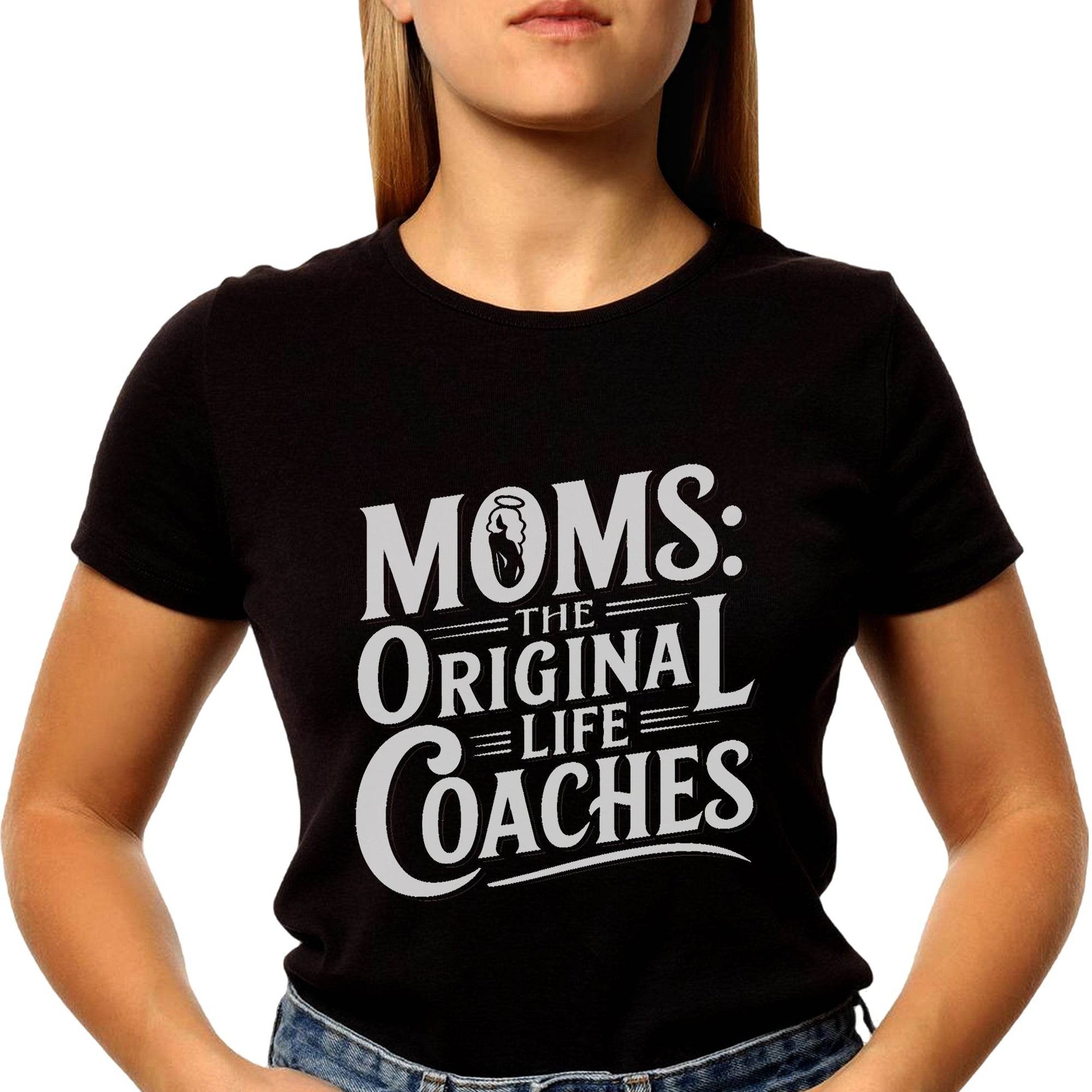 MOMS THE ORIGINAL COACHES - Unisex Round Neck Regular Fit 100% Combed Cotton Half Sleeve T-Shirt - Mojilo Mart