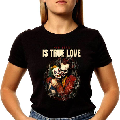 Mad Love Is True Love Joker - Unisex Round Neck Regular Fit 100% Combed Cotton Half Sleeve T-Shirt - Mojilo Mart