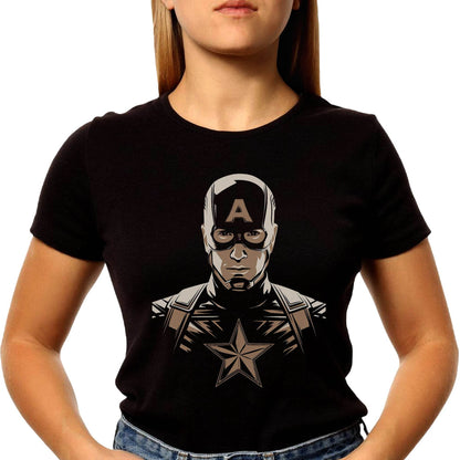 Marvel Captain America Clipart superhero - Unisex Round Neck Regular Fit 100% Combed Cotton Half Sleeve T-Shirt - Mojilo Mart