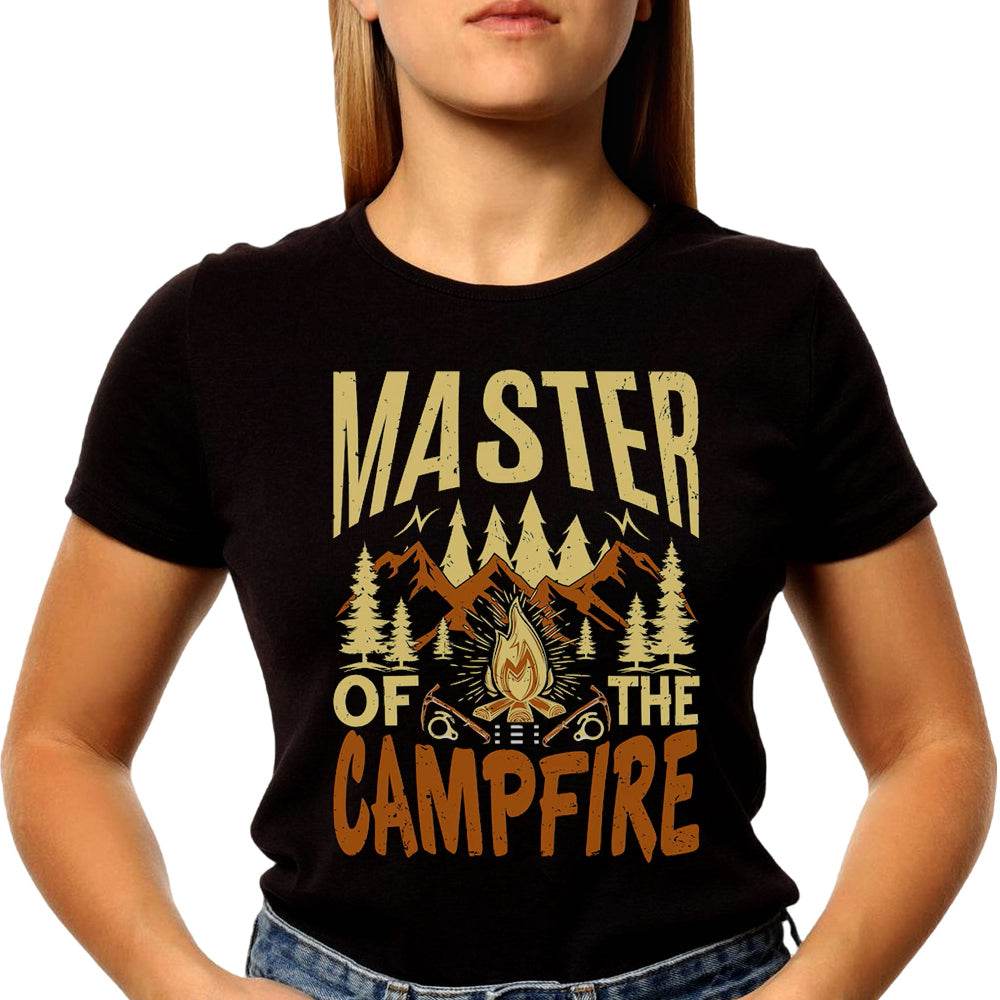 Master Of The Campfire - Unisex Round Neck Regular Fit 100% Combed Cotton Half Sleeve T-Shirt - Mojilo Mart