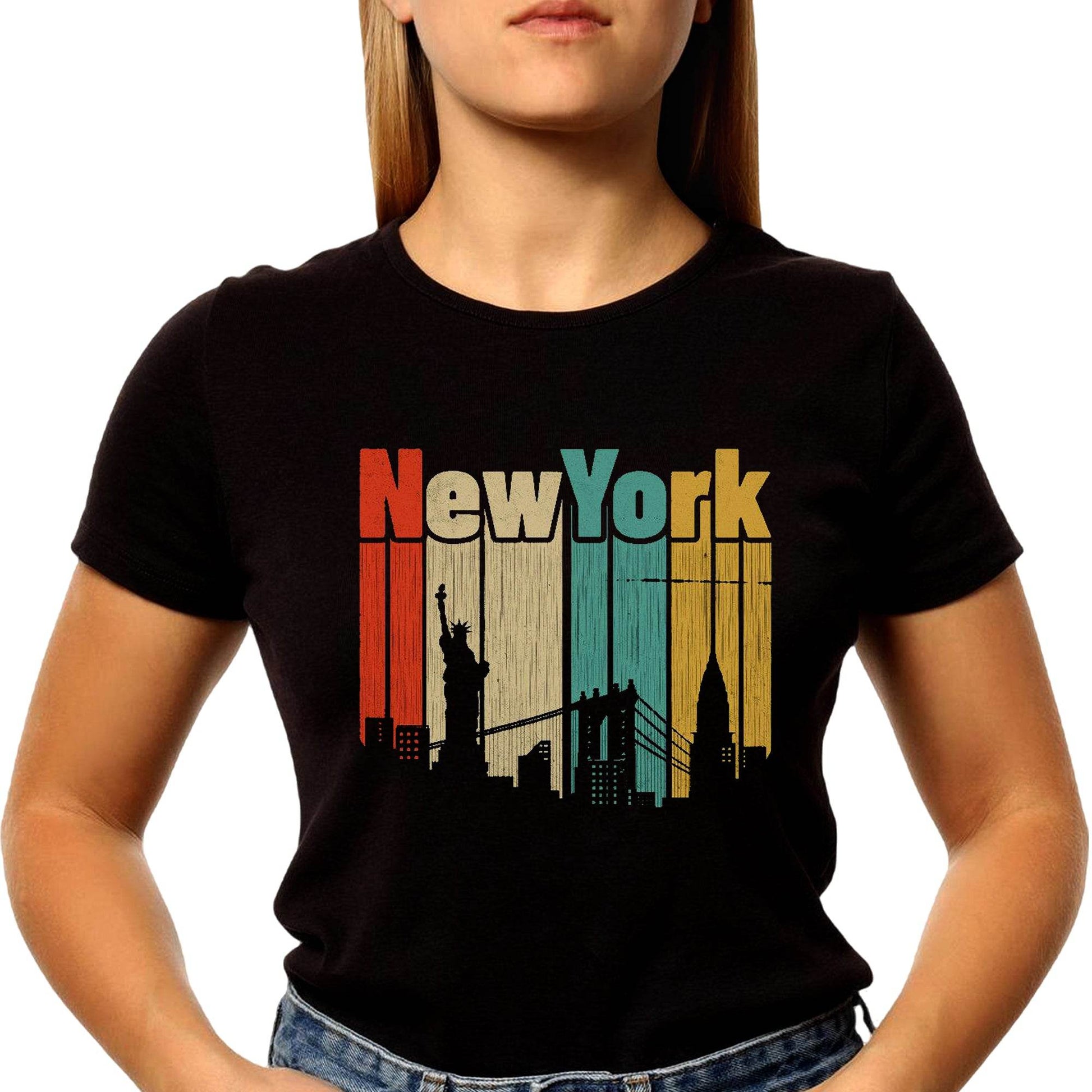 New York - Unisex Round Neck Regular Fit 100% Combed Cotton Half Sleeve T-Shirt - Mojilo Mart