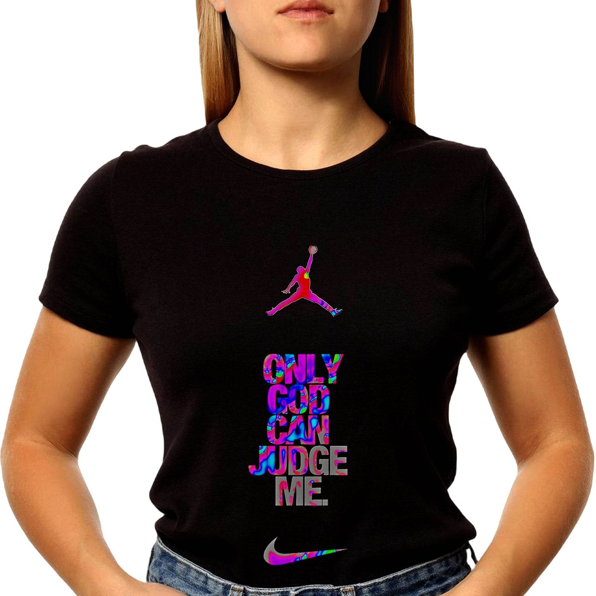 ONLY GOD CAN JUDGE ME - Unisex Round Neck Regular Fit 100% Combed Cotton Half Sleeve T-Shirt - Mojilo Mart