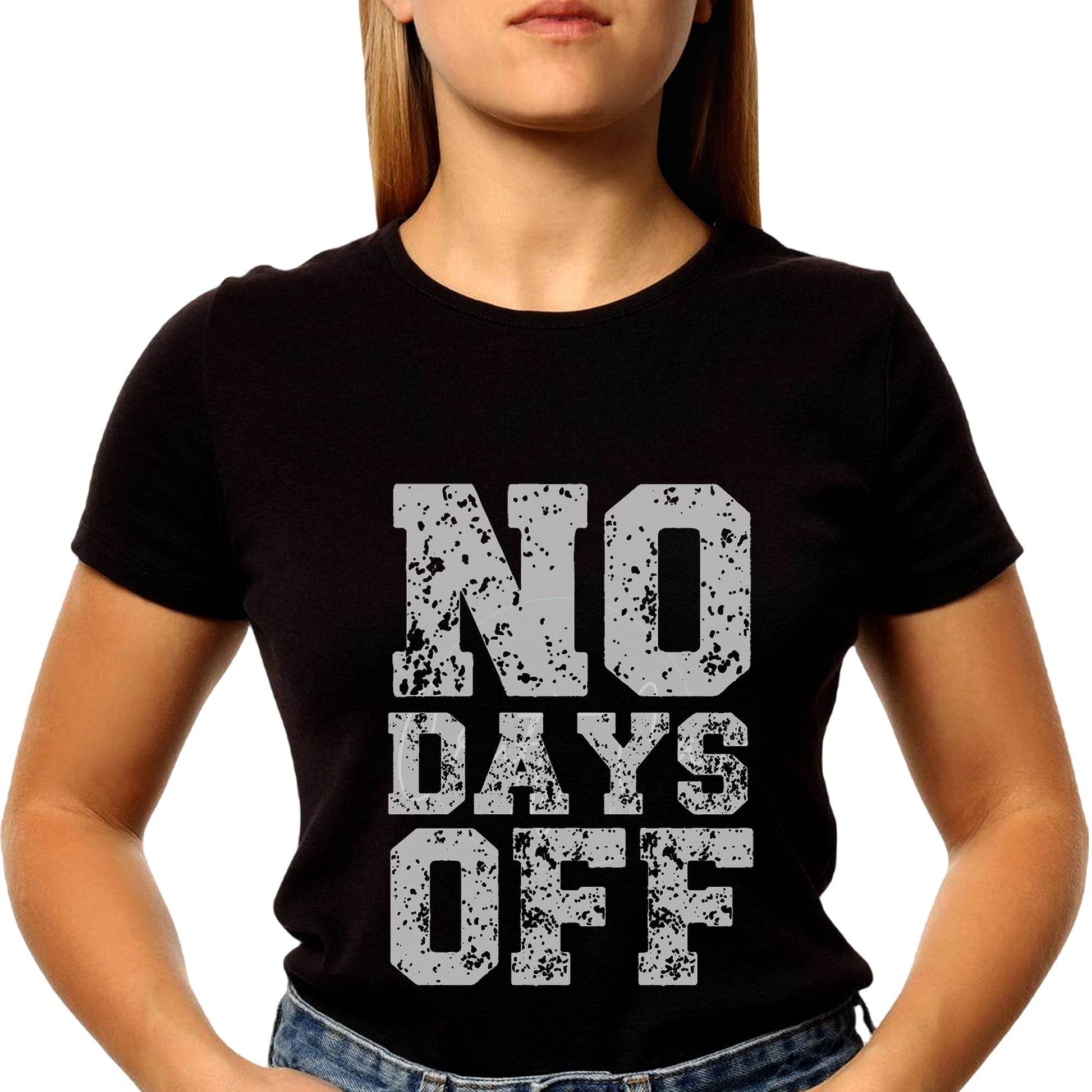 ON DAYS OFF - Unisex Round Neck Regular Fit 100% Combed Cotton Half Sleeve T-Shirt - Mojilo Mart