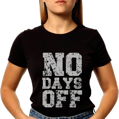 ON DAYS OFF - Unisex Round Neck Regular Fit 100% Combed Cotton Half Sleeve T-Shirt - Mojilo Mart
