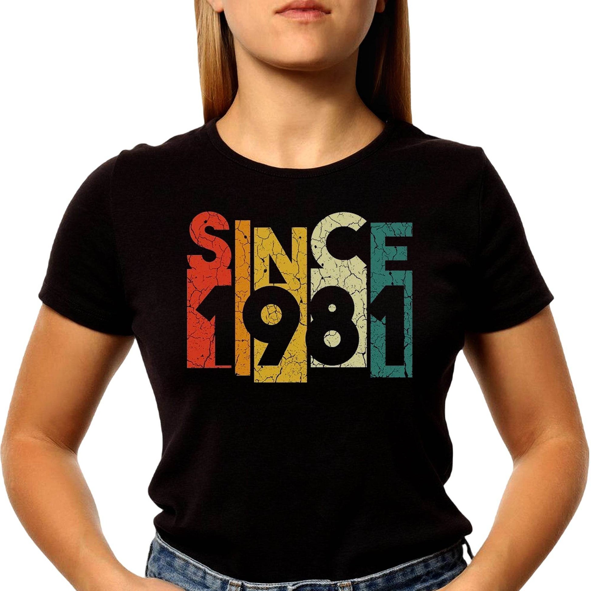 SINCE 1981 - Unisex Round Neck Regular Fit 100% Combed Cotton Half Sleeve T-Shirt (Copy) - Mojilo Mart
