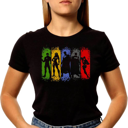 Super Heroes Fun - Unisex Round Neck Regular Fit 100% Combed Cotton Half Sleeve T-Shirt - Mojilo Mart