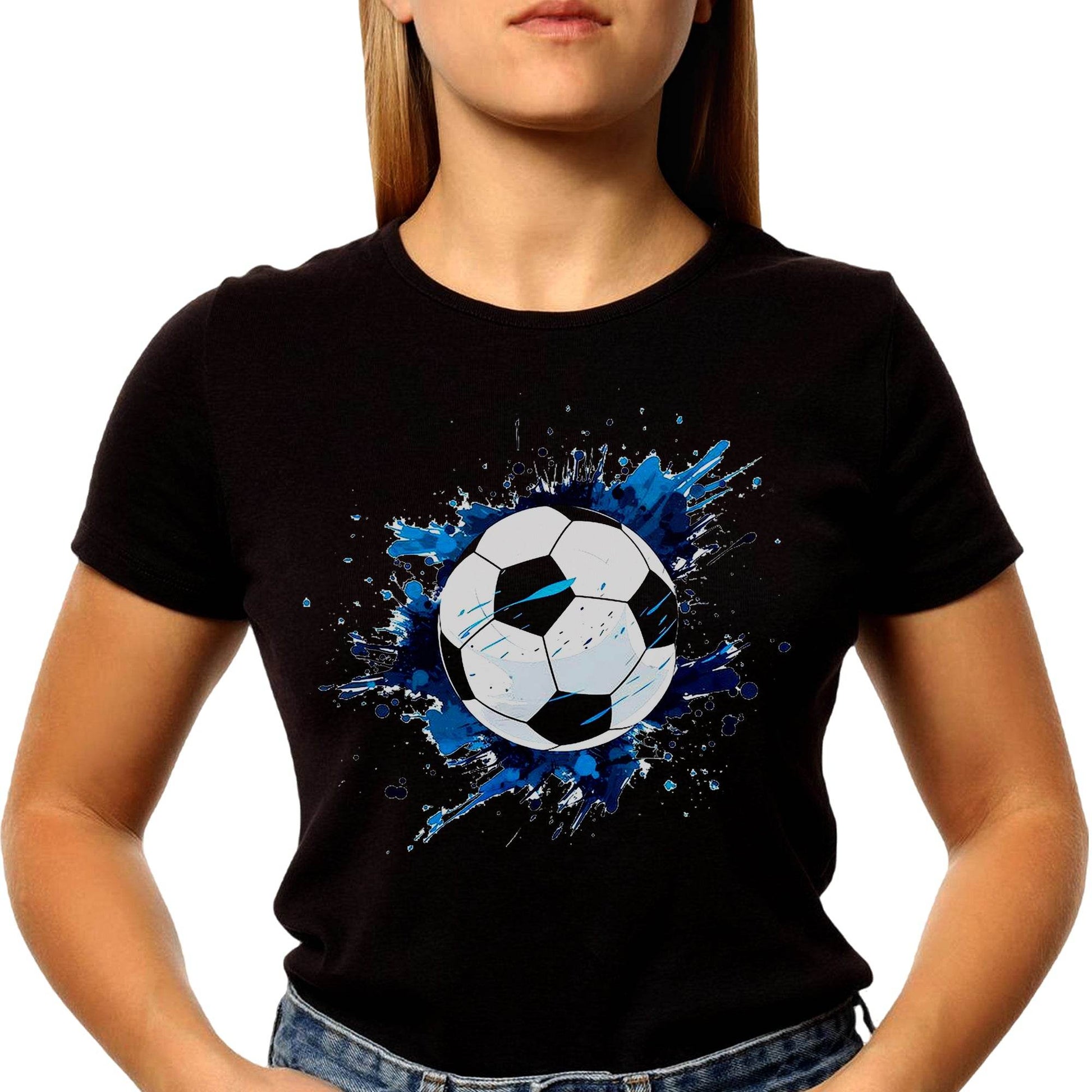 Soccer Ball Is A Sport Equipment - Unisex Round Neck Regular Fit 100% Combed Cotton Half Sleeve T-Shirt - Mojilo Mart