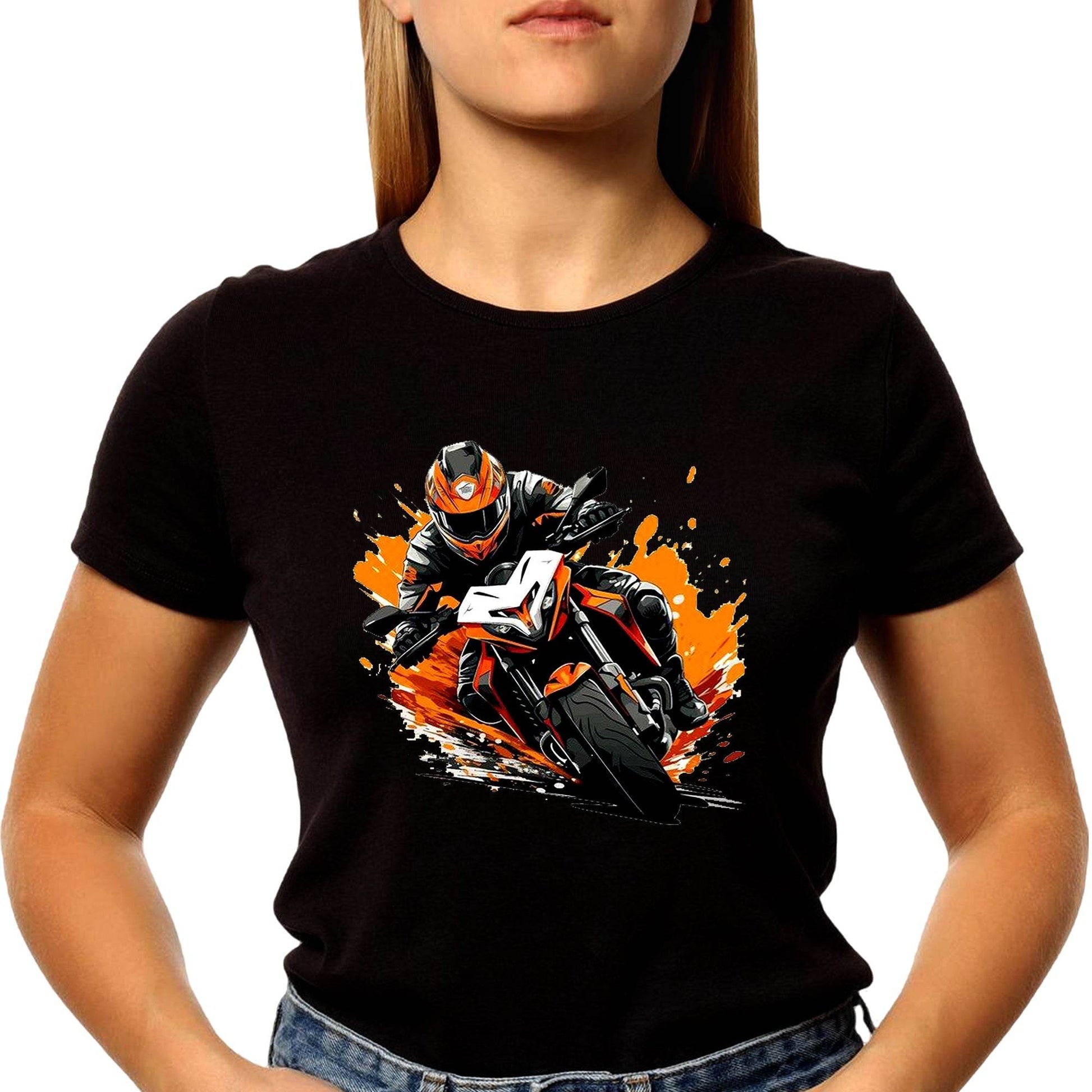 Super sport motorcycle - Unisex Round Neck Regular Fit 100% Combed Cotton Half Sleeve T-Shirt - Mojilo Mart