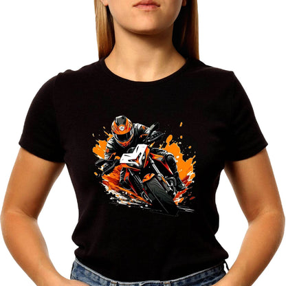 Super sport motorcycle - Unisex Round Neck Regular Fit 100% Combed Cotton Half Sleeve T-Shirt - Mojilo Mart
