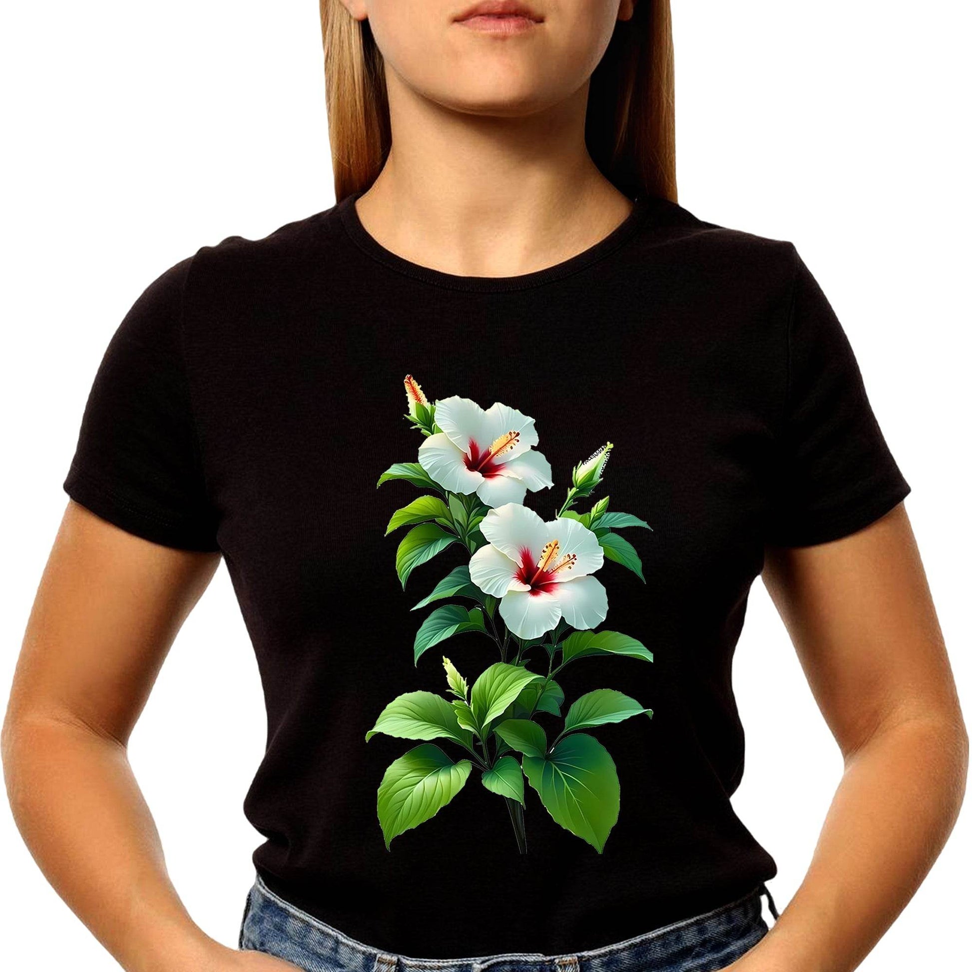 Swapo Floral Tee - Unisex Round Neck Regular Fit 100% Combed Cotton Half Sleeve T-Shirt - Mojilo Mart