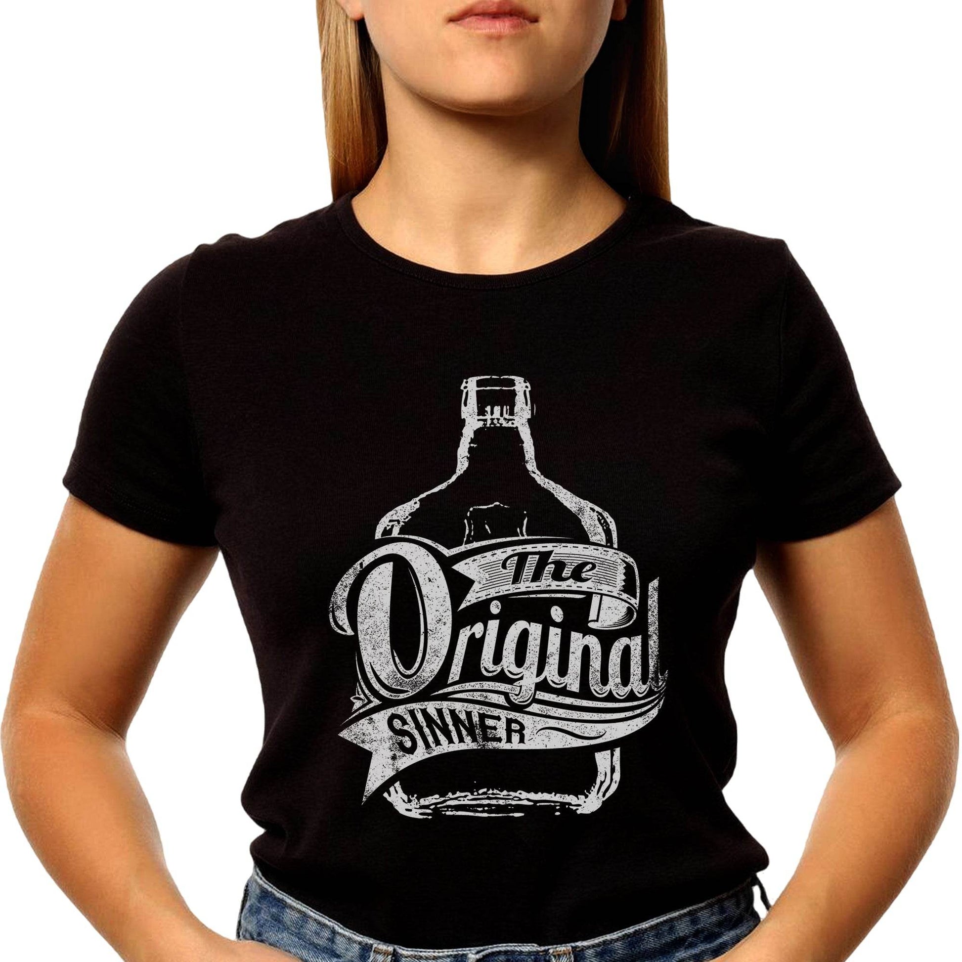 THE Original SINNER - Unisex Round Neck Regular Fit 100% Combed Cotton Half Sleeve T-Shirt - Mojilo Mart