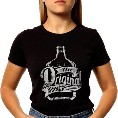 THE Original SINNER - Unisex Round Neck Regular Fit 100% Combed Cotton Half Sleeve T-Shirt - Mojilo Mart