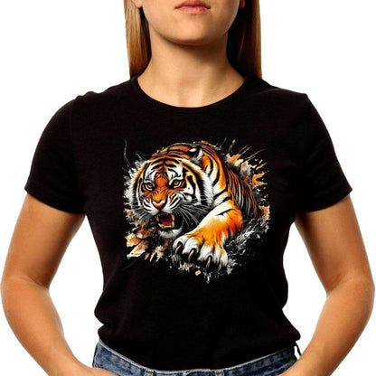 Tiger King, King of the Jungle - Unisex Round Neck Regular Fit 100% Combed Cotton Half Sleeve T-Shirt - Mojilo Mart