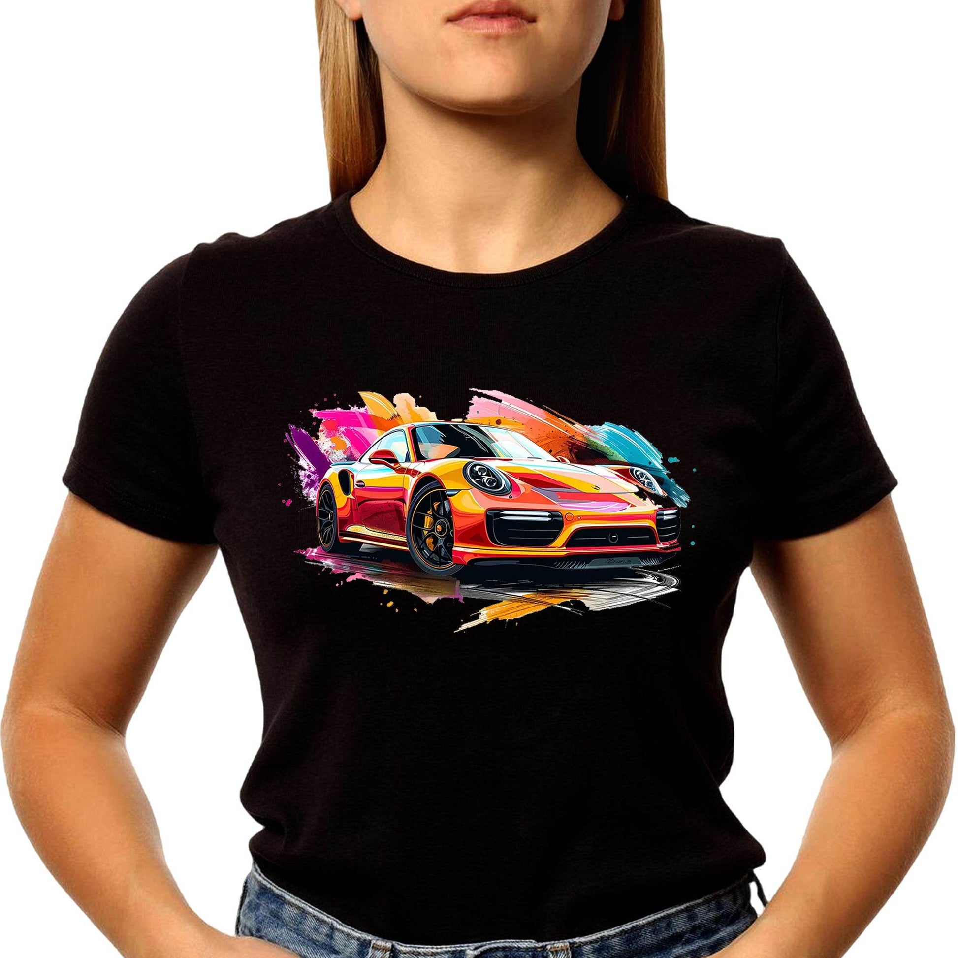 Tokyo Classic GT3 RS - Unisex Round Neck Regular Fit 100% Combed Cotton Half Sleeve T-Shirt - Mojilo Mart