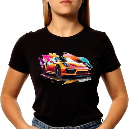 Tokyo Classic GT3 RS - Unisex Round Neck Regular Fit 100% Combed Cotton Half Sleeve T-Shirt - Mojilo Mart