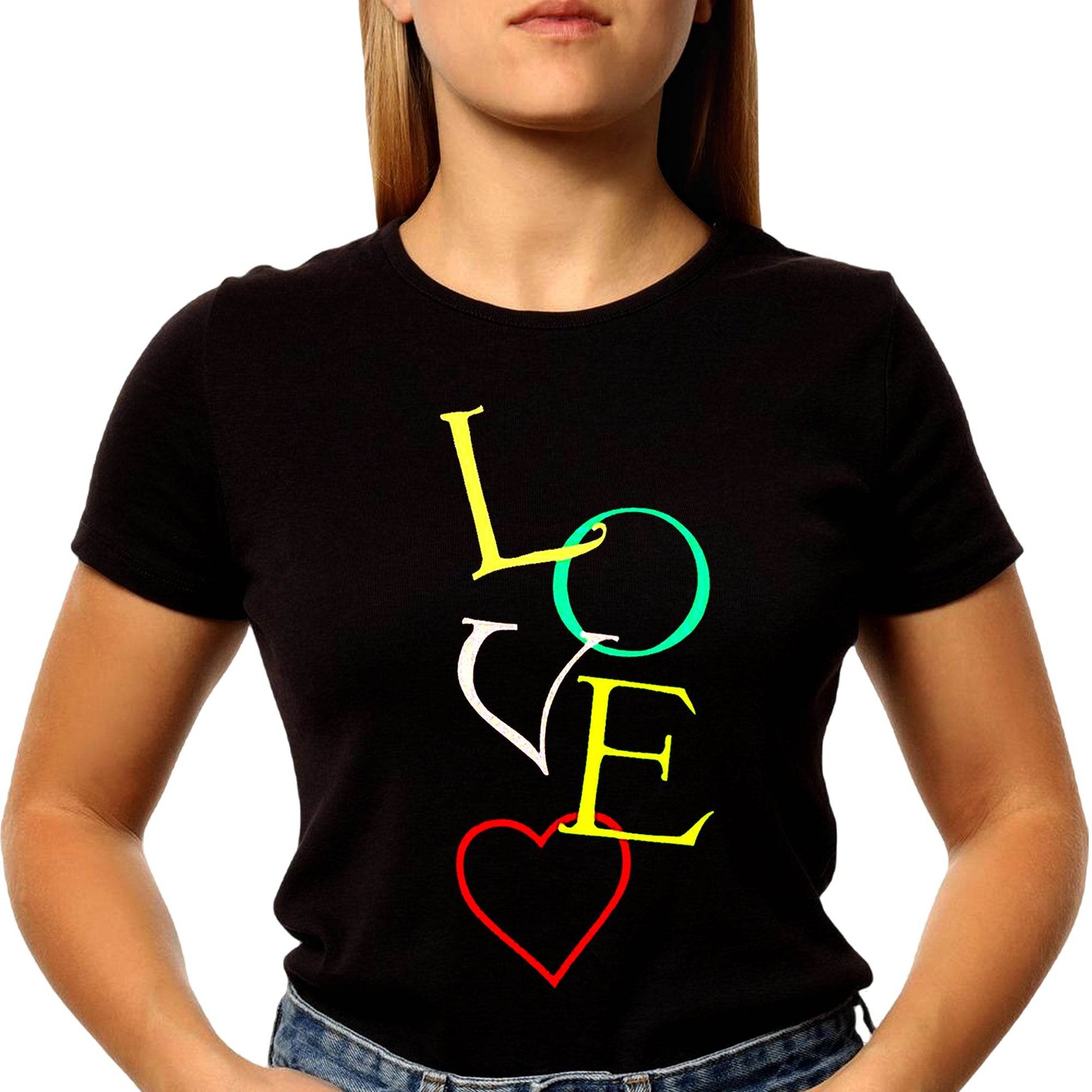 Valentines Love TShirts - Unisex Round Neck Regular Fit 100% Combed Cotton Half Sleeve T-Shirt - Mojilo Mart