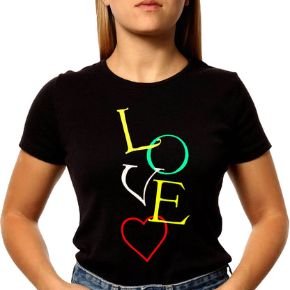 Valentines Love TShirts - Unisex Round Neck Regular Fit 100% Combed Cotton Half Sleeve T-Shirt - Mojilo Mart