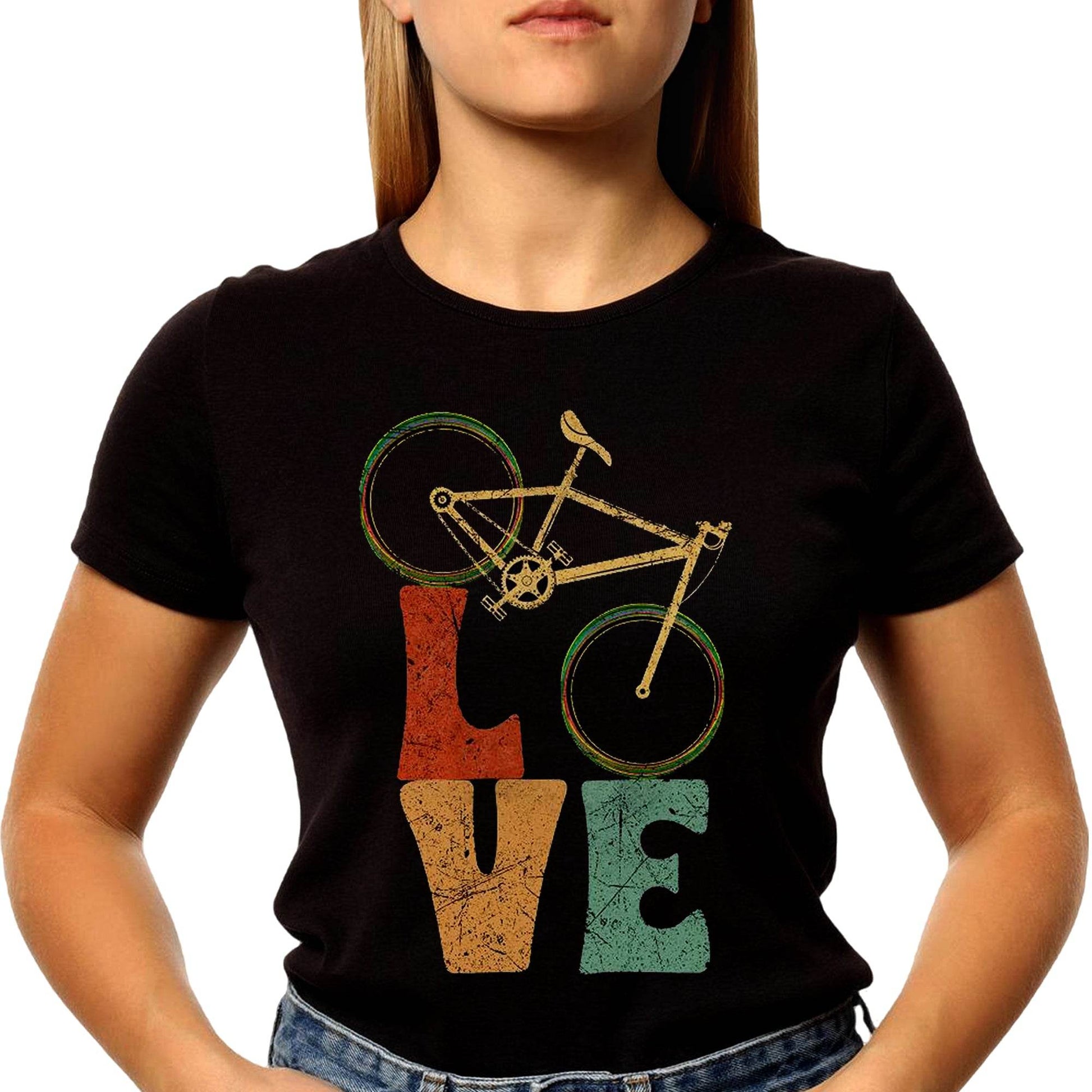 Vintage Bicycle Lover - Unisex Round Neck Regular Fit 100% Combed Cotton Half Sleeve T-Shirt - Mojilo Mart