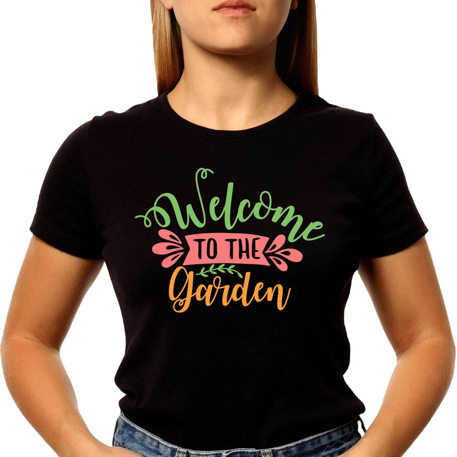 Welcome to the Garden - Unisex Round Neck Regular Fit 100% Combed Cotton Half Sleeve T-Shirt - Mojilo Mart
