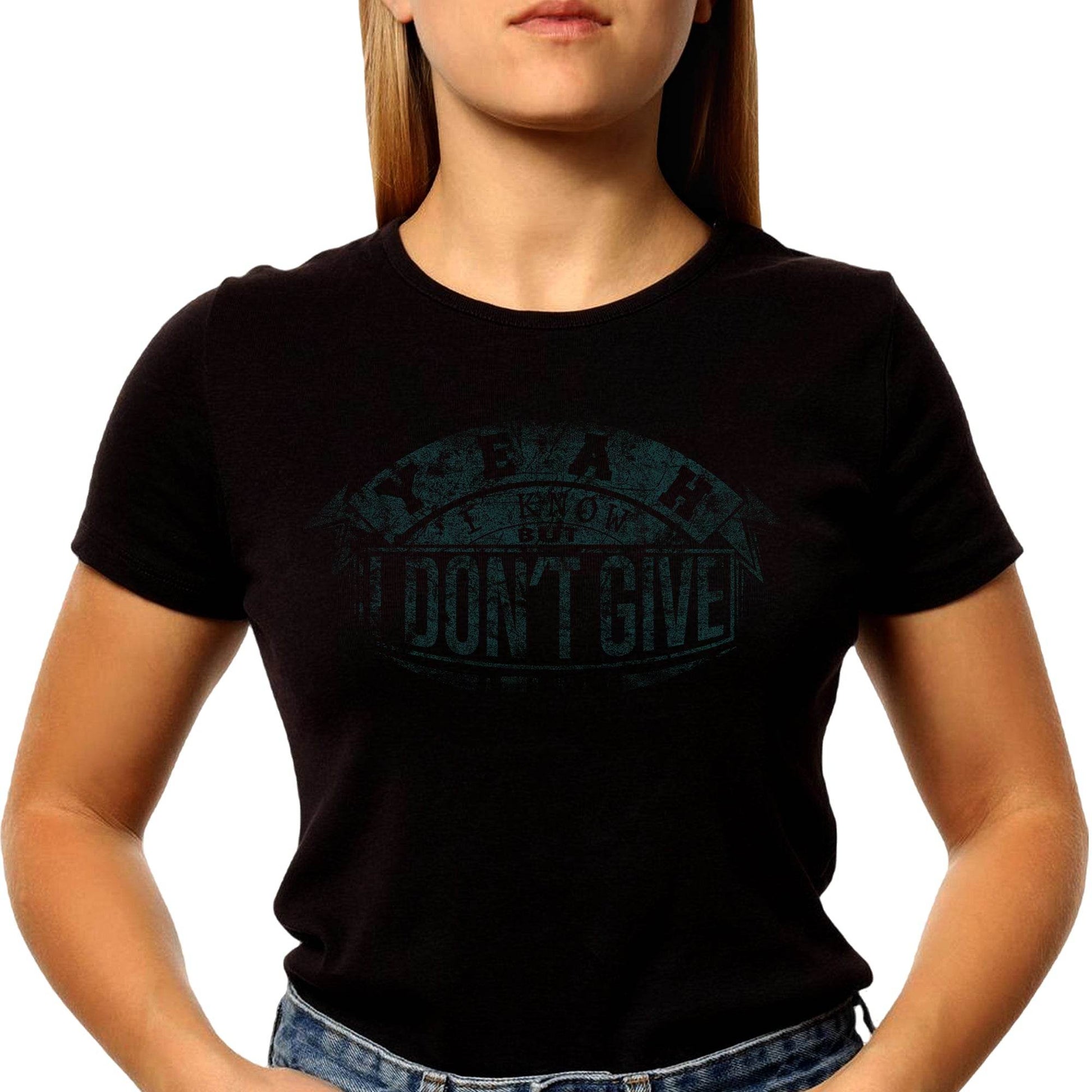 YEH I KNOW BUT DON'T GIVE - Unisex Round Neck Regular Fit 100% Combed Cotton Half Sleeve T-Shirt - Mojilo Mart