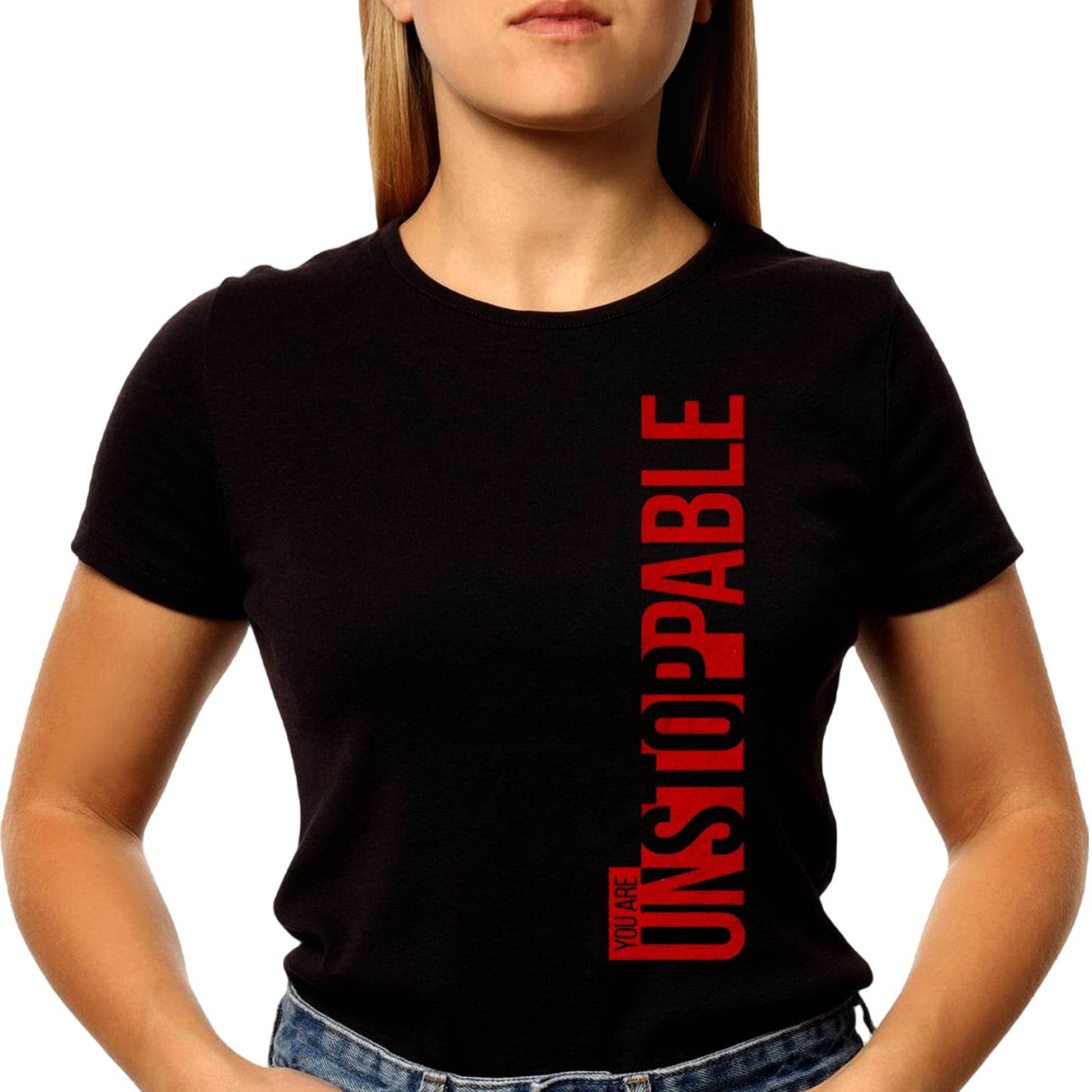 You Are Unstoppable - Unisex Round Neck Regular Fit 100% Combed Cotton Half Sleeve T-Shirt - Mojilo Mart