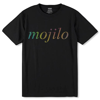 MOJILO SPANGLE KHARSU MULTI WRITING - Unisex Round Neck Regular Fit 100% Combed Cotton Half Sleeve T-Shirt - Mojilo Mart