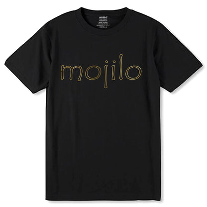 MOJILO SPANGLE SPECIAL GOLD WRITING - Unisex Round Neck Regular Fit 100% Combed Cotton Half Sleeve T-Shirt - Mojilo Mart