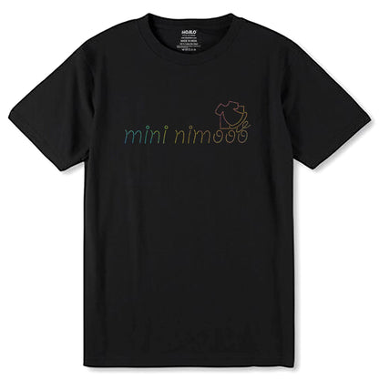 MULTI SPANGLE MINI NIBOOO - Unisex Round Neck Regular Fit 100% Combed Cotton Half Sleeve T-Shirt - Mojilo Mart