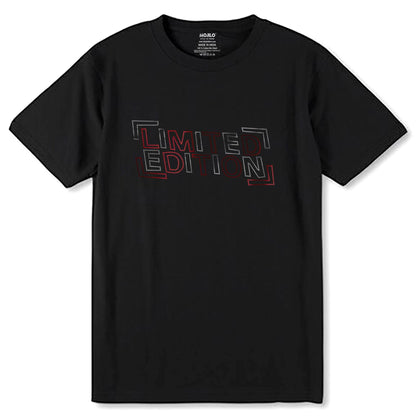 SILVER & RED SPANGLE LIMITED EDITION - Unisex Round Neck Regular Fit 100% Combed Cotton Half Sleeve T-Shirt - Mojilo Mart