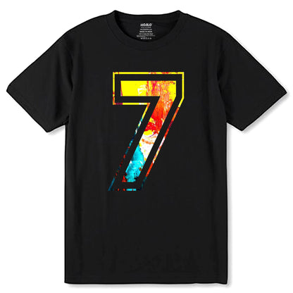 7th Alphabet Adventure TShirt - Unisex Round Neck Regular Fit 100% Combed Cotton Half Sleeve T-Shirt - Mojilo Mart