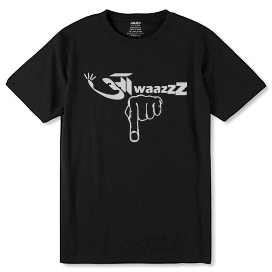 Aawaj Niche - Unisex Round Neck Regular Fit 100% Combed Cotton Half Sleeve T-Shirt - Mojilo Mart