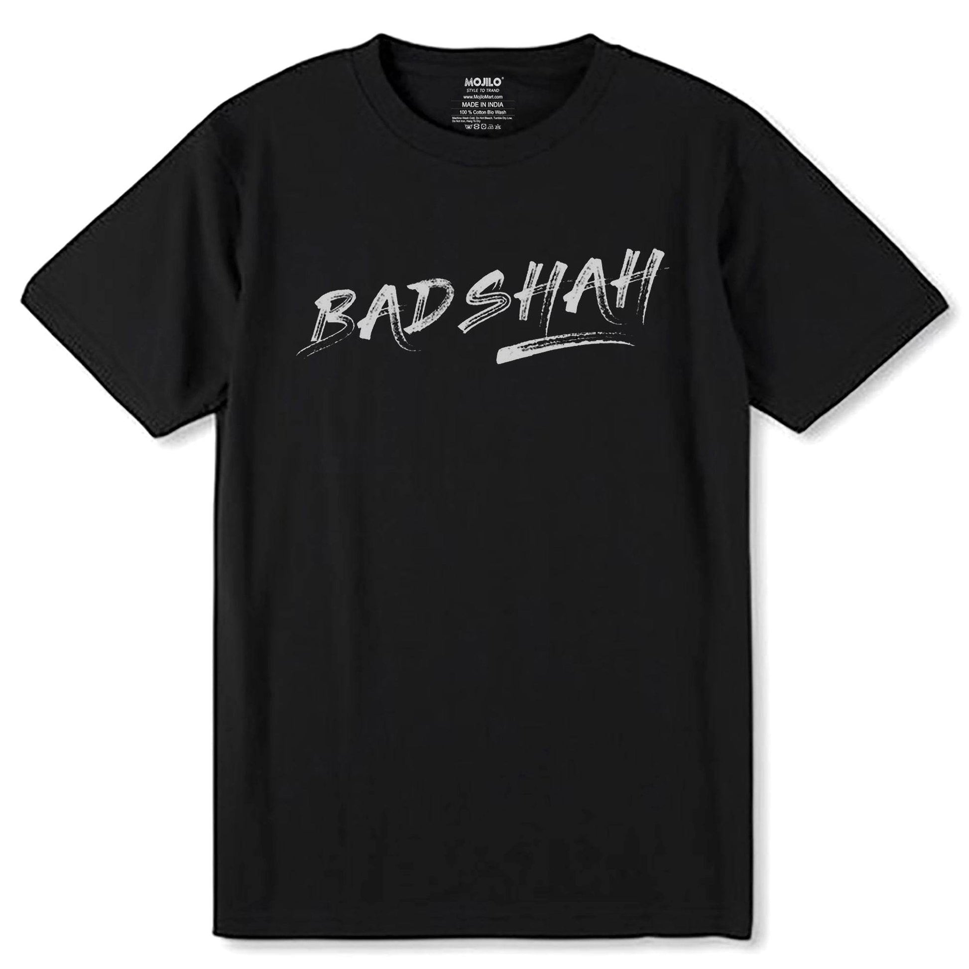 BADSHAH PRINT - Unisex Round Neck Regular Fit 100% Combed Cotton Half Sleeve T-Shirt - Mojilo Mart