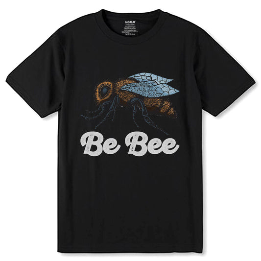 Be Bee - Unisex Round Neck Regular Fit 100% Combed Cotton Half Sleeve T-Shirt - Mojilo Mart