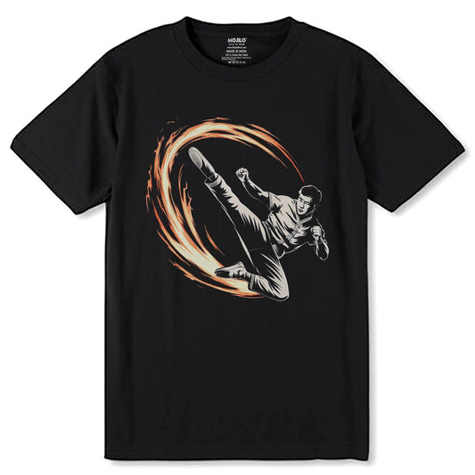 Bruce Lee (LEGEND) - Unisex Round Neck Regular Fit 100% Combed Cotton Half Sleeve T-Shirt - Mojilo Mart