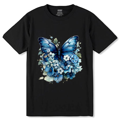 Butterfly world - Unisex Round Neck Regular Fit 100% Combed Cotton Half Sleeve T-Shirt - Mojilo Mart