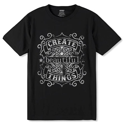 COLLECT MOMENTS NOT THINGS Design - Unisex Round Neck Regular Fit 100% Combed Cotton Half Sleeve T-Shirt - Mojilo Mart