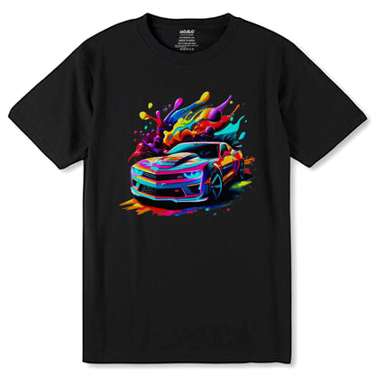 Chevrolet Camaro Performance Vehicle Lineup - Unisex Round Neck Regular Fit 100% Combed Cotton Half Sleeve T-Shirt - Mojilo Mart