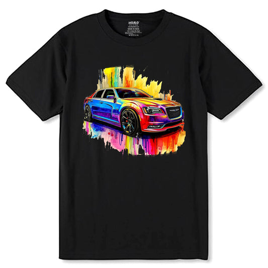 Chrysler 300S Vehicle Car - Unisex Round Neck Regular Fit 100% Combed Cotton Half Sleeve T-Shirt - Mojilo Mart