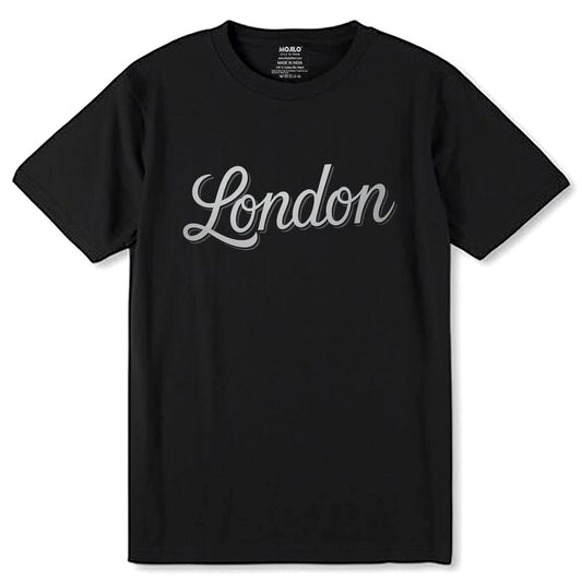 Cool London UK Vibes - Unisex Round Neck Regular Fit 100% Combed Cotton Half Sleeve T-Shirt - Mojilo Mart