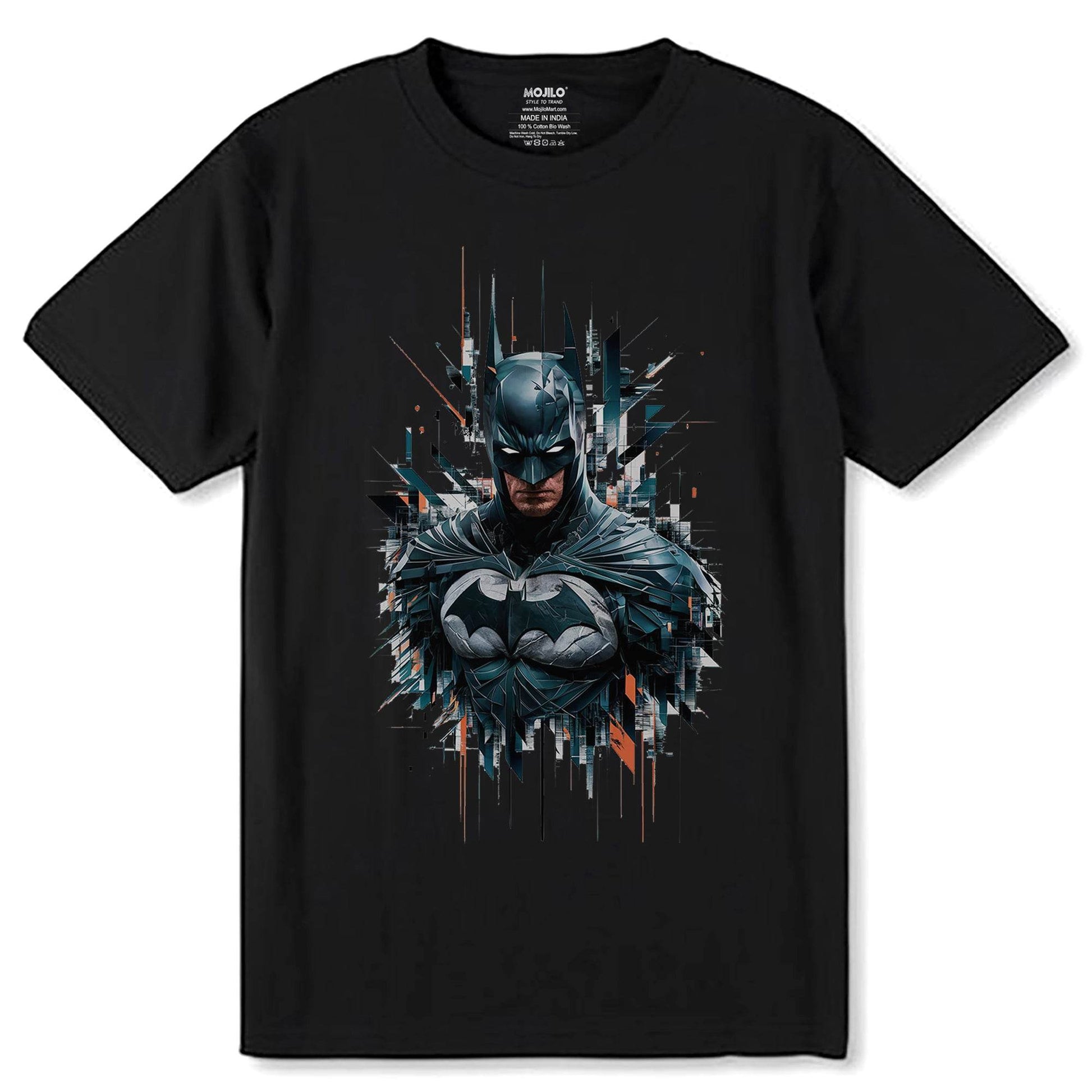Dark Knight Batman - Unisex Round Neck Regular Fit 100% Combed Cotton Half Sleeve T-Shirt - Mojilo Mart