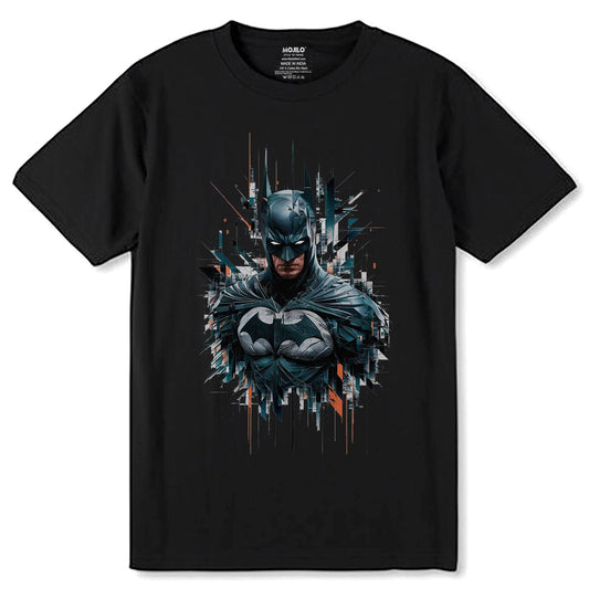 Dark Knight Batman - Unisex Round Neck Regular Fit 100% Combed Cotton Half Sleeve T-Shirt - Mojilo Mart